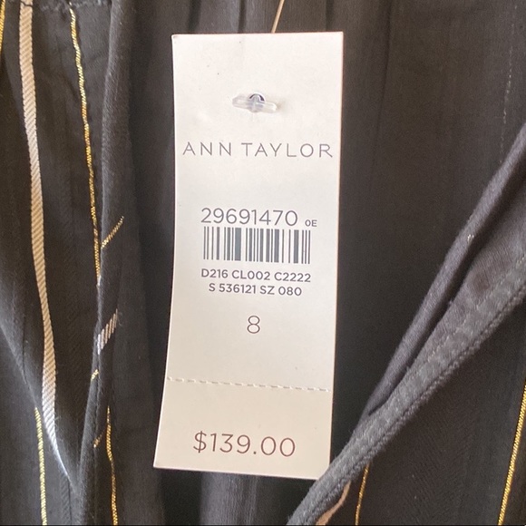 NWT Ann Taylor Metallic Shift Dress - Picture 8 of 10